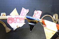 とっても自由な花飾り！PSPトレーで作るガーランド